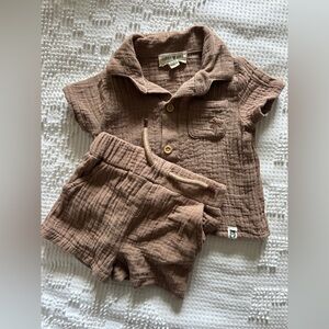 Never Worn Rabbit and Bear Organic Cotton Boys Set